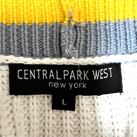 Revolve CENTRAL PARK WEST Boyfriend Cardigan Sweater Knit Long Preppy Academia L - Picture 6 of 17